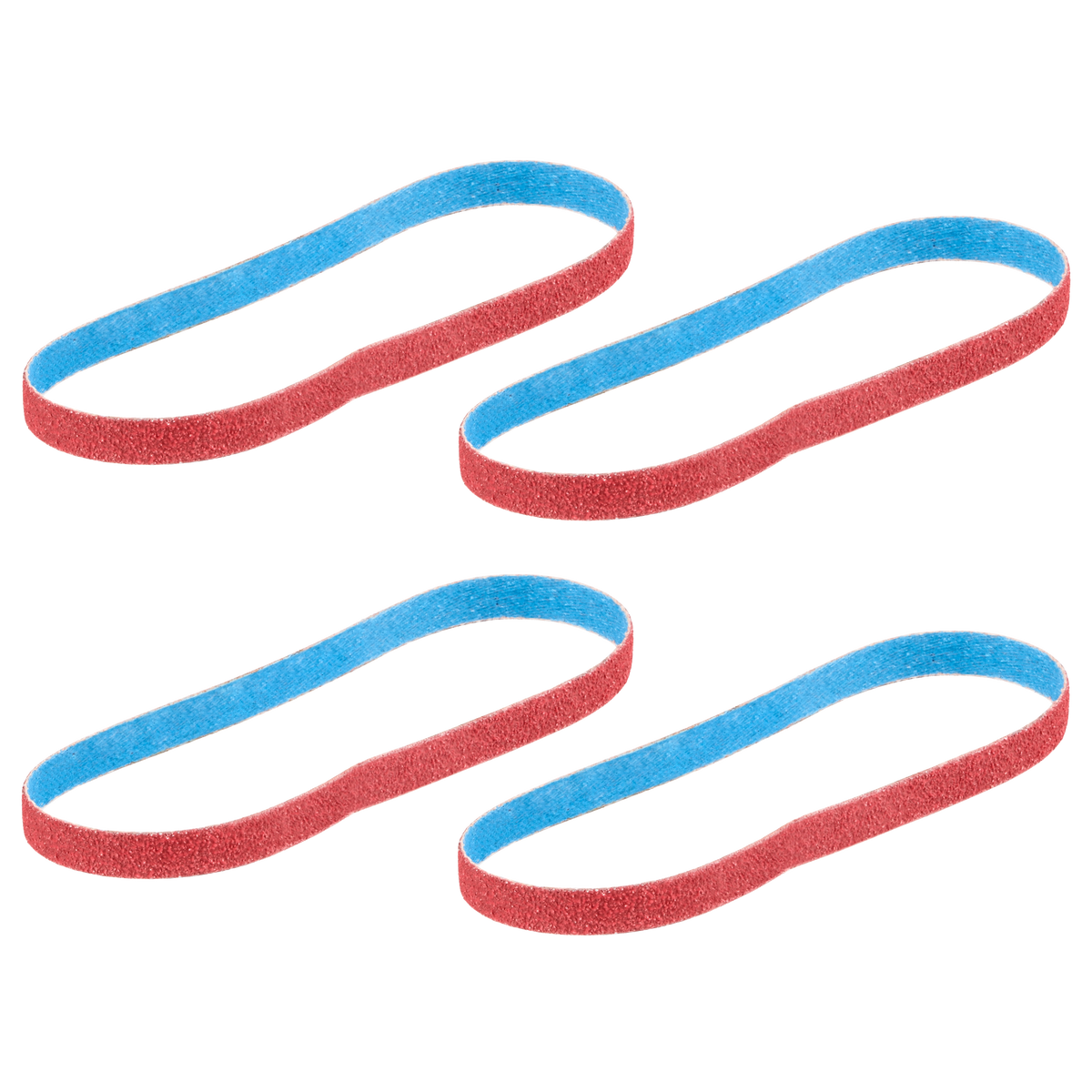 Milwaukee 48-80-7000 3/8” x 13” 40/60/80/120 Grit Bandfile Belts – 4 pack variety