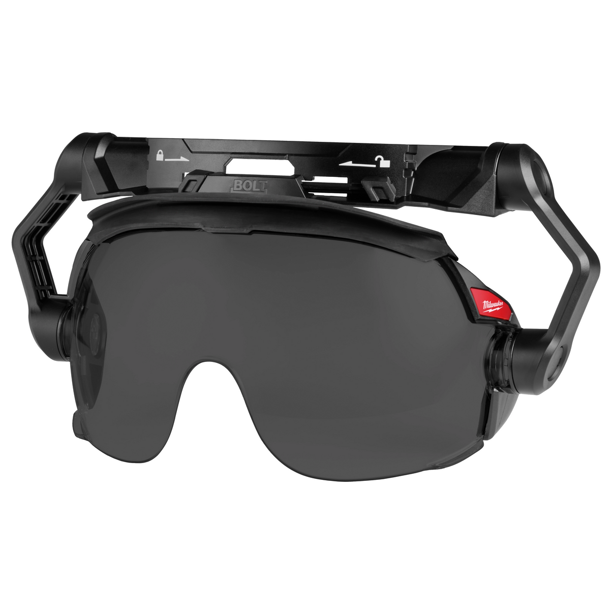 Milwaukee 48-73-1455 10pk Gasketed Tinted Eye Visor Replacement Lenses (Milwaukee BOLT Safety Helmet & BOLT Hard Hat Mount)