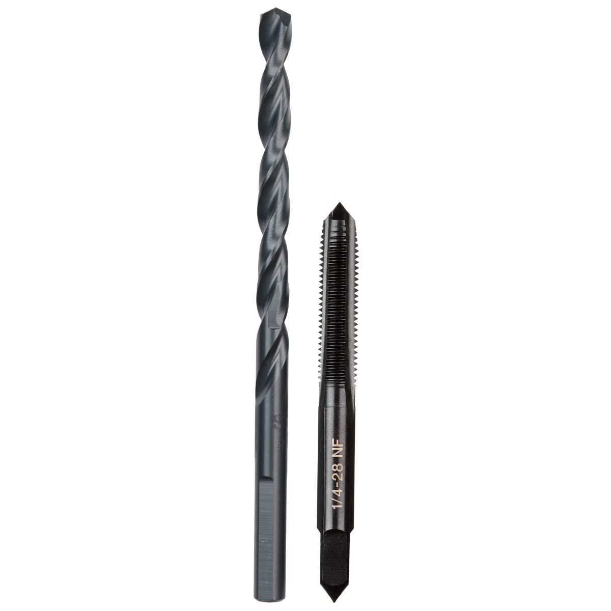 Milwaukee 49-57-5538 1/4"-28 NF Straight Flute Plug Tap & #3 Drill Bit