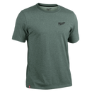 Milwaukee 603E-XL FREEFLEX Hybrid Work Tee | Short Sleeve, Slate Green, X-Large