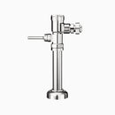 Sloan Gem-2 112-3.5 Exposed Manual Flushometer, 3.5 gpf, Top Spud, Polished Chrome, 1-1/4" Flush Connection, Angle Stop Extended Bumper