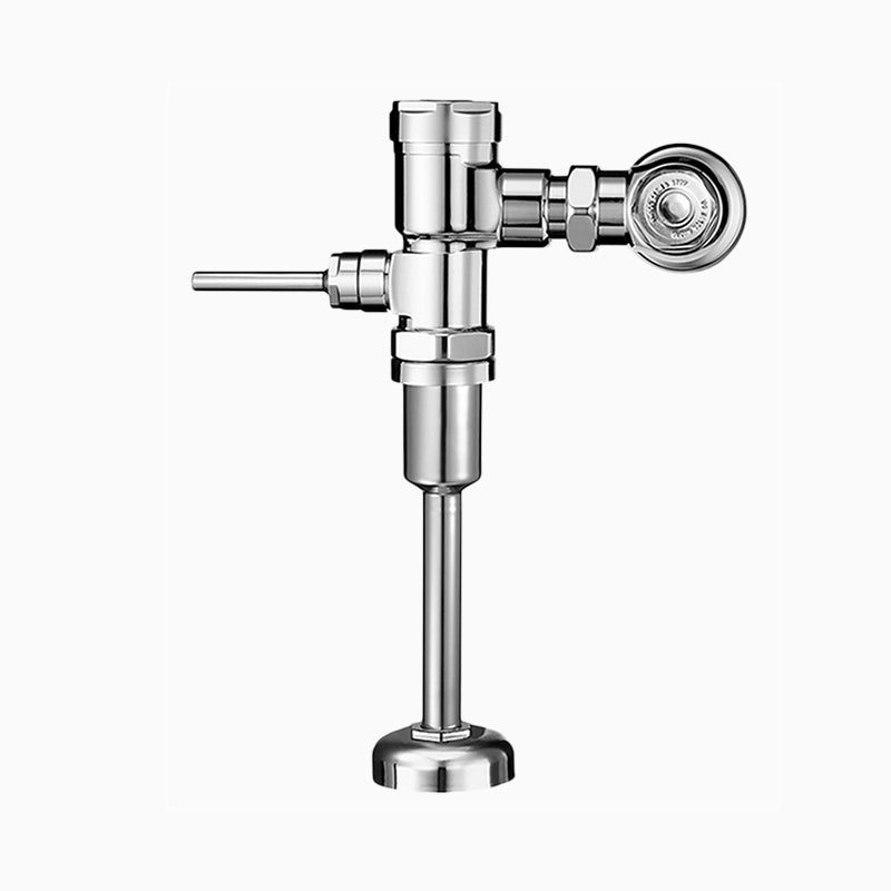 Sloan Gem-2 186-0.25 Exposed Manual Flushometer, 0.25 gpf, with 15" Vacuum Breaker & 1" Stop