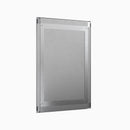 Sloan MF Wide Frame Restroom Mirror, 24 x 36 in, Polished Chrome