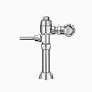 Sloan Naval 111-1.6 Exposed Manual Flushometer, 1.6 gpf, Top Spud, Polished Chrome, Ground Joint Control Stop, Less Vacuum Breaker