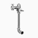Sloan Naval 190-1.0 Concealed Manual Flushometer, 1.0 gpf, Rear Spud, Unfinished (Rough Brass), 14-3/4" LDIM