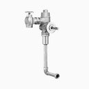 Sloan Naval 195-1.0 Concealed Manual Flushometer, 1.0 gpf, Rear Spud, Unfinished (Rough Brass), 7-3/4" LDIM