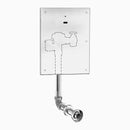 Sloan 140 ESS Concealed Hardwired Sensor Water Closet Flushometer (1.28 GPF), 13x17 SS Panel Wall Box, Stainless Steel