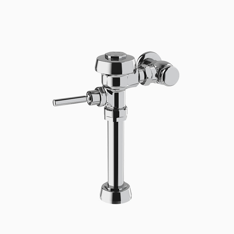 Sloan Royal 111-1.6 Exposed Manual Flushometer, 1.6 gpf, Top Spud, Polished Chrome, 1" Offset, with F188