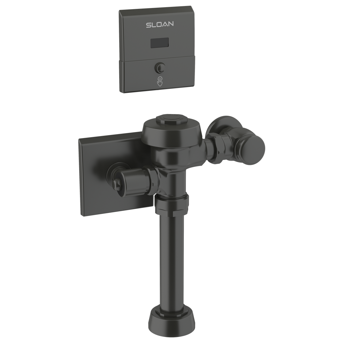 Sloan Royal 111 ESS Exposed Hardwired Sensor Water Closet Flushometer (1.28 GPF), Graphite