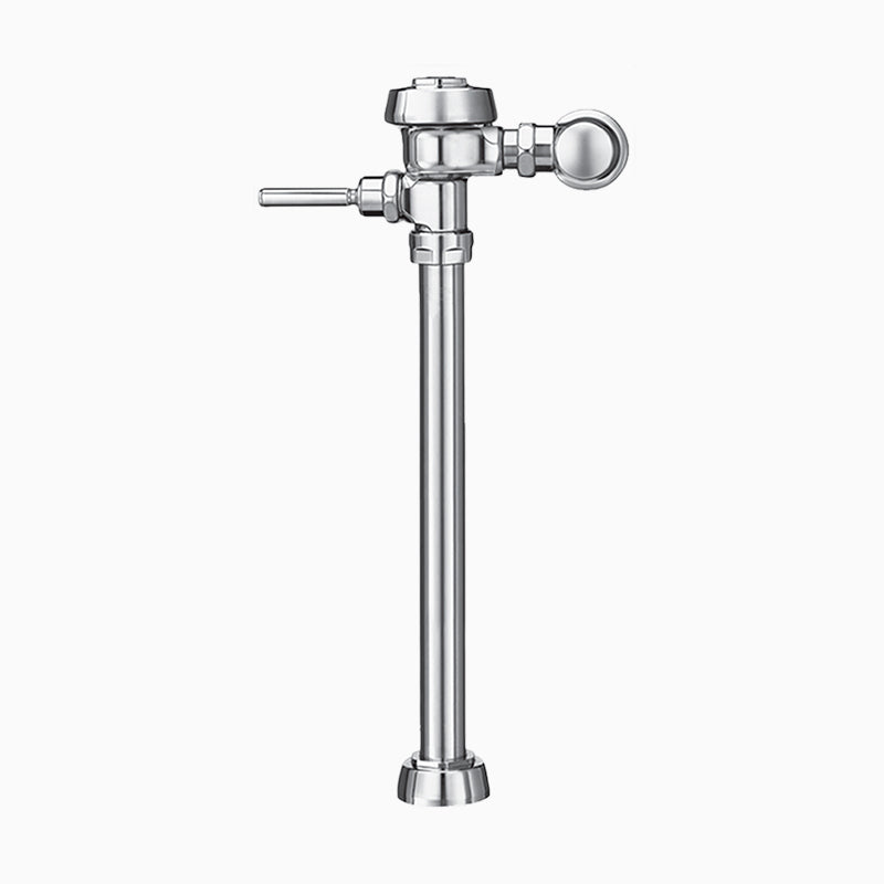 Sloan Royal 117-6.5 Exposed Manual Flushometer, 6.5 gpf, Top Spud, Polished Chrome, Front of Valve Handle, 1-1/4" Flush Connection