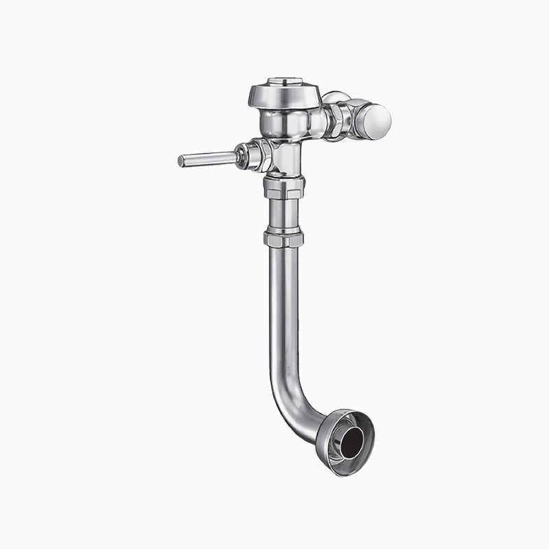 Sloan Royal 121-3.5 Exposed Manual Flushometer, 3.5 gpf, Rear Spud, Polished Chrome, 1" Straight Control Stop, 1-1/4" Flush Connection