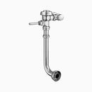 Sloan Royal 122-3.5 Exposed Manual Flushometer, 3.5 gpf, Rear Spud, Polished Chrome, Front of Valve Handle, Less Vacuum Breaker