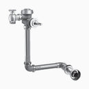 Sloan Royal 140-3.5 Concealed Manual Flushometer, 3.5 gpf, Rear Spud, Unfinished (Rough Brass), 11-3/4" LDIM