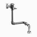 Sloan Royal 142-3.5 Concealed Manual Flushometer, 3.5 gpf, Rear Spud, Unfinished (Rough Brass), 10-3/4" LDIM, 3" Metal Oscillating Handle