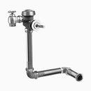 Sloan Royal 143-3.5 Concealed Manual Flushometer, 3.5 gpf, Rear Spud, Unfinished (Rough Brass), 2-3/4" LDIM, Wall Box Version, Less Vacuum Breaker