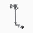 Sloan Royal 154-3.5 Concealed Manual Flushometer, 3.5 gpf, Rear Spud, Unfinished (Rough Brass), 10-3/4" LDIM, Trap Primer Outlet