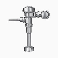 Sloan Royal 180-1.0 Exposed Manual Flushometer, 1.0 gpf, Top Spud, Polished Chrome, 3" Metal Oscillating, Front of Valve Handle