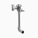 Sloan Royal 190-3.5 Concealed Manual Flushometer, 3.5 gpf, Rear Spud, Unfinished (Rough Brass), 11-3/4" LDIM