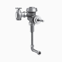 Sloan Royal 195-1.0 Concealed Manual Flushometer, 1.0 gpf, Rear Spud, Unfinished (Rough Brass), 10-3/4" LDIM