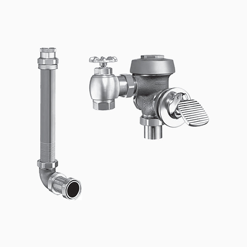 Sloan Royal 313-1.6 Concealed Manual Flushometer, 1.6 gpf, Top Spud, Unfinished (Rough Brass), 12-3/4" LDIM