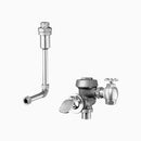 Sloan Royal 323-3.5 Concealed Manual Flushometer, 3.5 gpf, Top Spud, Unfinished (Rough Brass), 6-3/4" LDIM