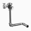 Sloan Royal 603-3.5 Concealed Manual Flushometer, 3.5 gpf, Rear Spud, Unfinished (Rough Brass), 12-3/4" LDIM, 3" Metal Oscillating Handle