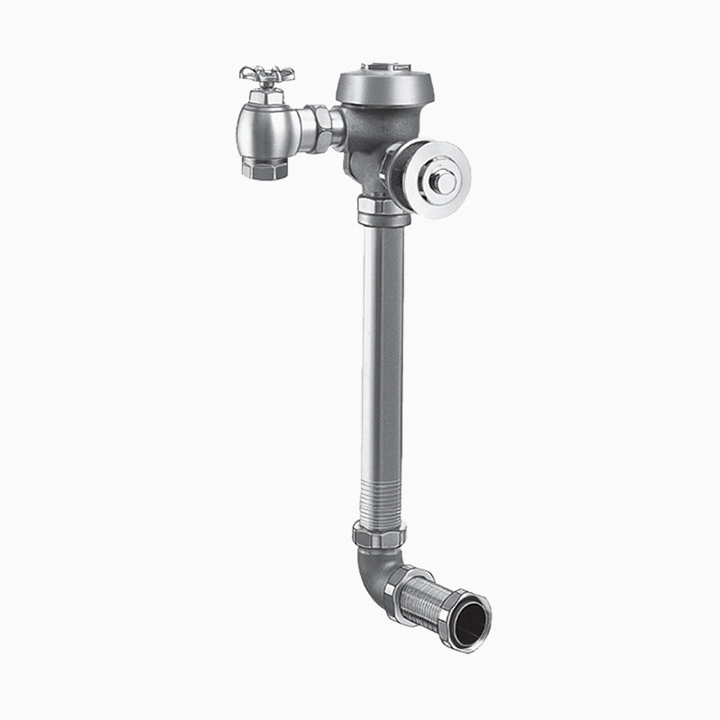 Sloan Royal 611-1.6 Concealed Manual Flushometer, 1.6 gpf, Rear Spud, Unfinished (Rough Brass), 10-3/4" LDIM