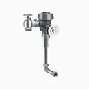 Sloan Royal 613-3.5 Concealed Manual Flushometer, 3.5 gpf, Top Spud, Unfinished (Rough Brass), 2-3/4" LDIM, 1" Straight Control Stop
