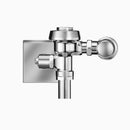 Sloan Royal 843-3.5 Concealed Solenoid Flushometer, 3.5 gpf, Top Spud, Polished Chrome, 1" Straight Control Stop