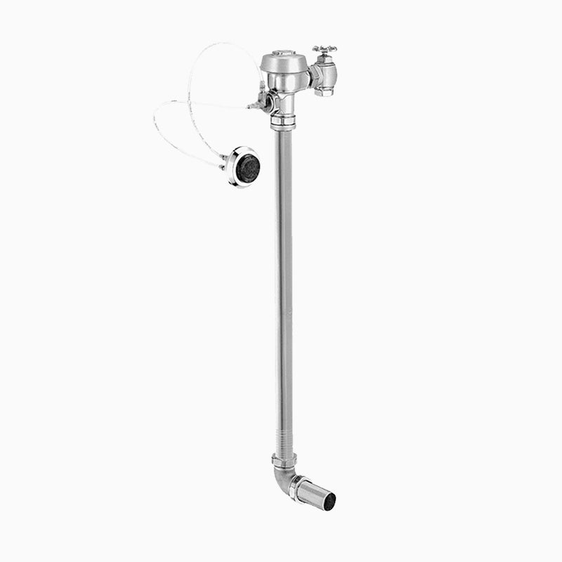 Sloan Royal 939-1.6 Concealed Manual Flushometer, 1.6 gpf, Rear Spud, Unfinished (Rough Brass), 1" Straight Control Stop