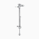 Sloan Royal BPW 1000-3.5 Exposed Manual Flushometer, Top Spud, Polished Chrome, Adjustable Ground Joint Control Stop, No Control Stop, Ground Joint Control Stop