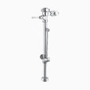 Sloan Royal BPW 1100-3.5 Exposed Manual Flushometer, 3.5 gpf, Top Spud, Polished Chrome, Nickel-Silver Handle