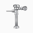 Sloan 110-3.5 Exposed Manual Flushometer, 3.5 gpf, Top Spud, Polished Chrome, Solid Ring Pipe Support