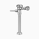 Sloan 113-1.6 Exposed Manual Flushometer, 1.6 gpf, Top Spud, Polished Chrome, Angle Stop Bumper