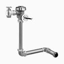 Sloan 143-1.6 Concealed Manual Flushometer, 1.6 gpf, Rear Spud, Unfinished (Rough Brass), 6-3/4" LDIM, Wall Box Version