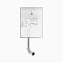 Sloan 152 ESS Concealed Hardwired Sensor Water Closet Flushometer (3.5 GPF), 13x17 SS Panel Wall Box, Stainless Steel