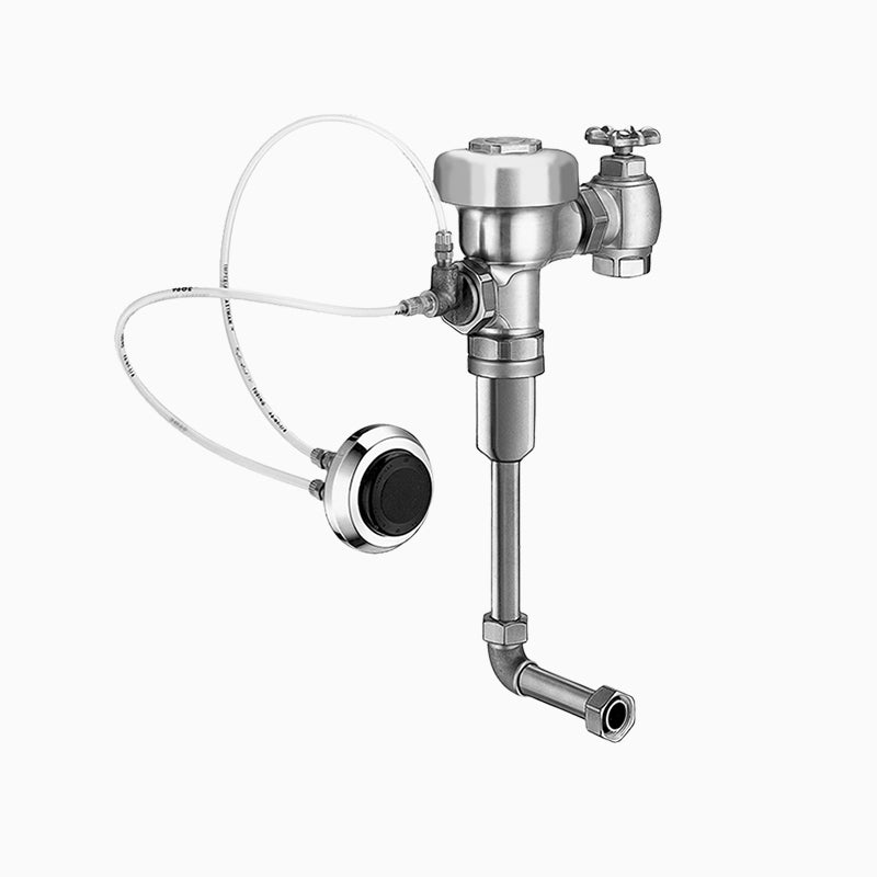 Sloan 995-1.0 Concealed Manual Flushometer, 1.0 gpf, Rear Spud, Unfinished (Rough Brass)