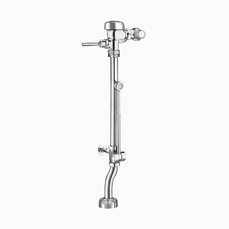 Sloan BPW 1150-1.6 Exposed Manual Flushometer, Top Spud, Polished Chrome, 1-1/2" Offset, Dual-Filtered Fixed Bypass Diaphragm, with F189 1 1/2 Option OF