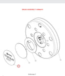 Spartan Tool 64060012 parts diagram, item 18 circled (Drum Assembly)