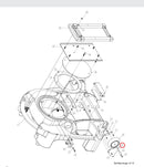 Spartan Tool 64066602 parts diagram, item 44 circled (Assembly, Base Traveler)