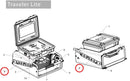 Spartan Tool 64070023 parts diagram, item 8 circled (Traveler Lite Parts & Accessories)