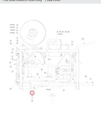 Spartan Tool 72715100 parts diagram, item 37 circled (Elite Soldier Hydro-Jet - 7584E000)