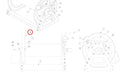 Spartan Tool 75800405 parts diagram, item 1 circled (1/4" Drain Hose Cold Weather Protection)