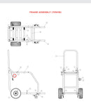 Spartan Tool 75853820 parts diagram, item 19 circled (Frame Assembly)