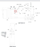 Spartan Tool 75870400 parts diagram, item 124 circled (Elite Soldier Hydro-Jet - 7584E000)