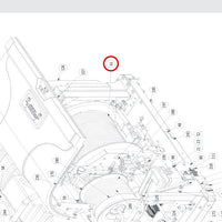 Spartan Tool 79803400 parts diagram, item 61 circled (Warrior Final Assembly - 799200T4)
