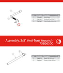 Spartan Tool 79827800 parts diagram, item 3 circled (Hand Crank, HP Reel - 79827300)