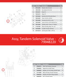 Spartan Tool 79915620 parts diagram, item 6 circled (Assy, Hyd Valve Operator - 79915600)