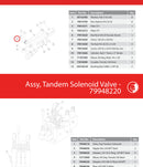 Spartan Tool 79915640 parts diagram, item 8 circled (Assy, Hyd Valve Operator - 79915600)