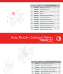 Spartan Tool 79915660 parts diagram, item 10 circled (Assy, Hyd Valve Operator - 79915600)